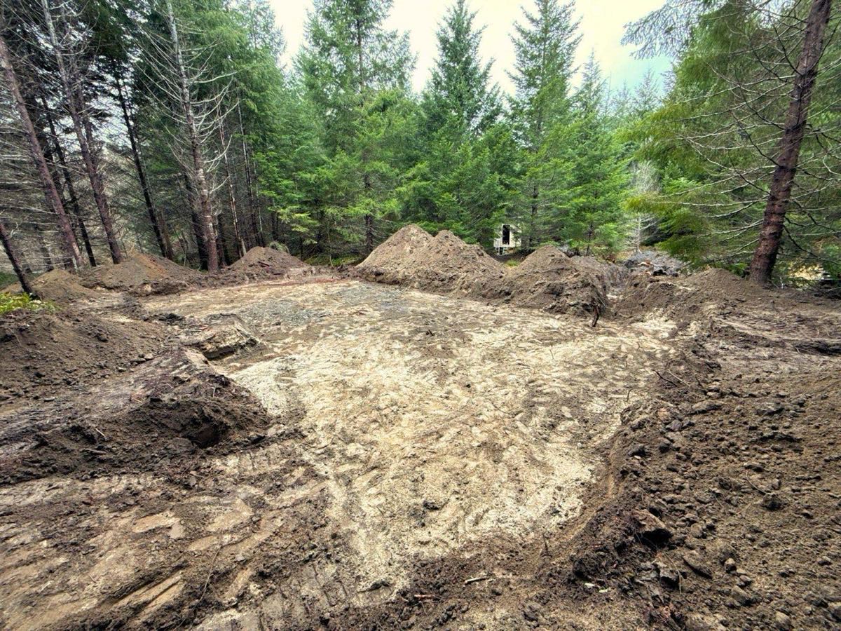 Site preparation at the Packwood build site.